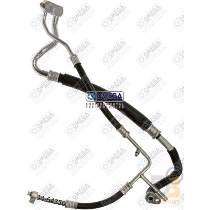 MANIFOLD HOSE ASSEMBLY W/ REAR AIR 34-64350