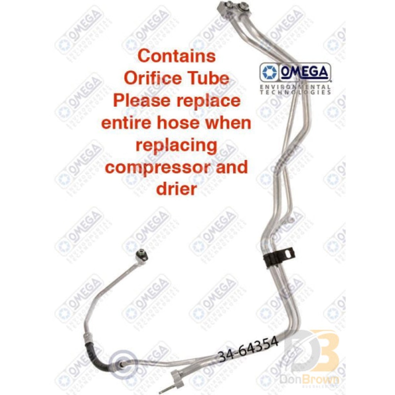 MANIFOLD HOSE ASSEMBLY WITH ORIFICE TUBE 34-64354