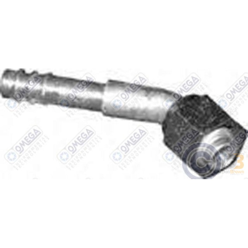 FITTING #8 FOR x #8 BARB 45 DEG 35-11312