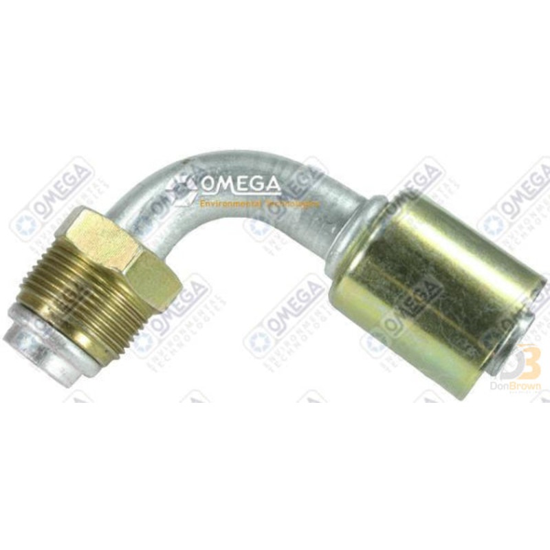 FITTING BEADLOCK 90DEG #10MOR SP #12BL 35-B1427
