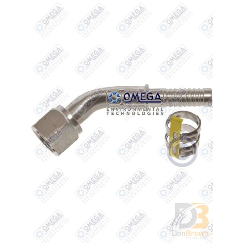 FTG 45DEG #10 FOR x #10 AIR-O-CRIMP W/CLAMP 35-AN1313C
