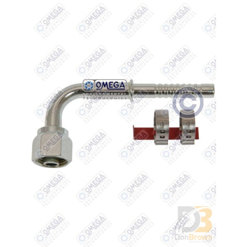FTG 90DEG #6 FOR x #6 AIR-O-CRIMP W/CLAMP 35-AN1321C