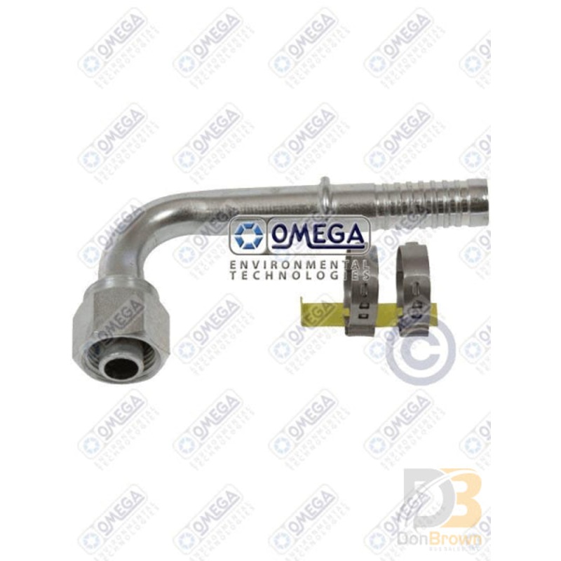 FTG 90DEG #8 FOR x #10 AIR-O-CRIMP W/CLAMP 35-AN1326C