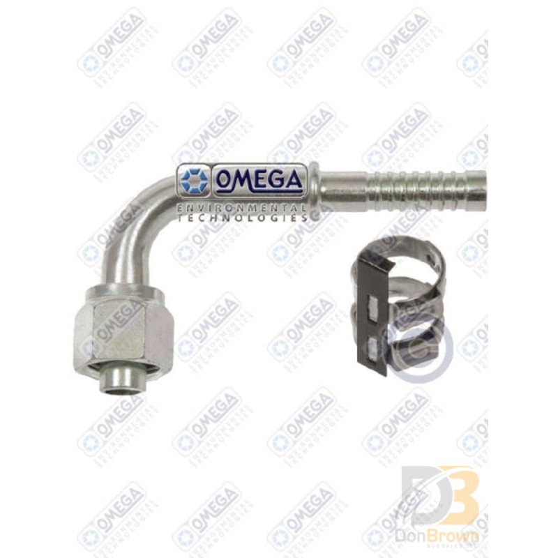 FTG 90DEG #8 FOR x #8 AIR-O-CRIMP W/CLAMP 35-AN1322C