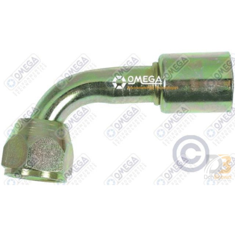 FITTING-90 DEG #12FF STL BL 35-S1124