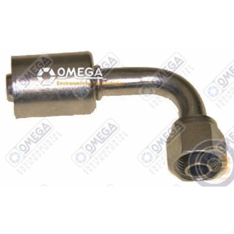 FITTING STL 90 DEG #8 FOR X #10 BL STEP UP 35-S1326