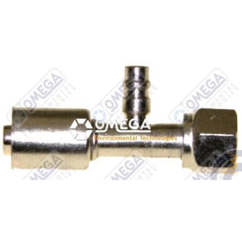 FITTING #10FOR x #10SBL STRAIGHT W/R134a PORT 35-S1303-3