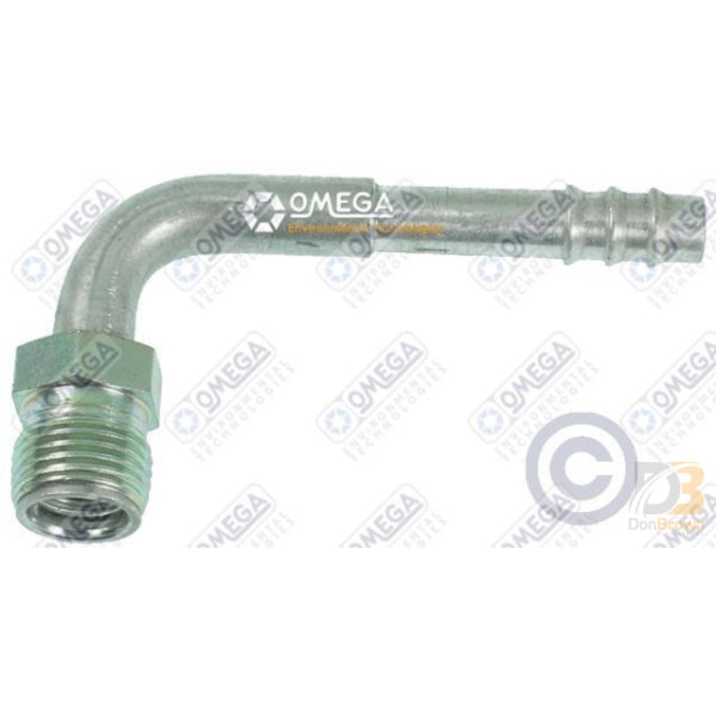 FITTING #6 MALE INSERT OR  X # 6 90 DEG 35-11840