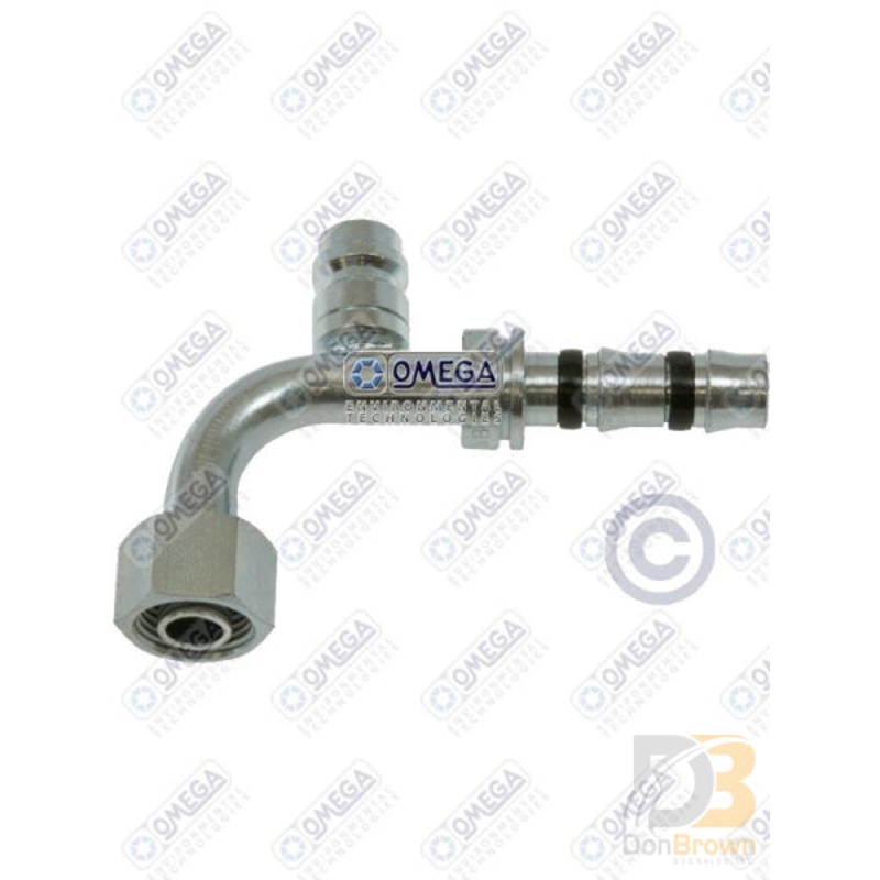FTG 90 #8 FOR x #10 QC HOSE WITH 134a HSCP 35-QC1326-3