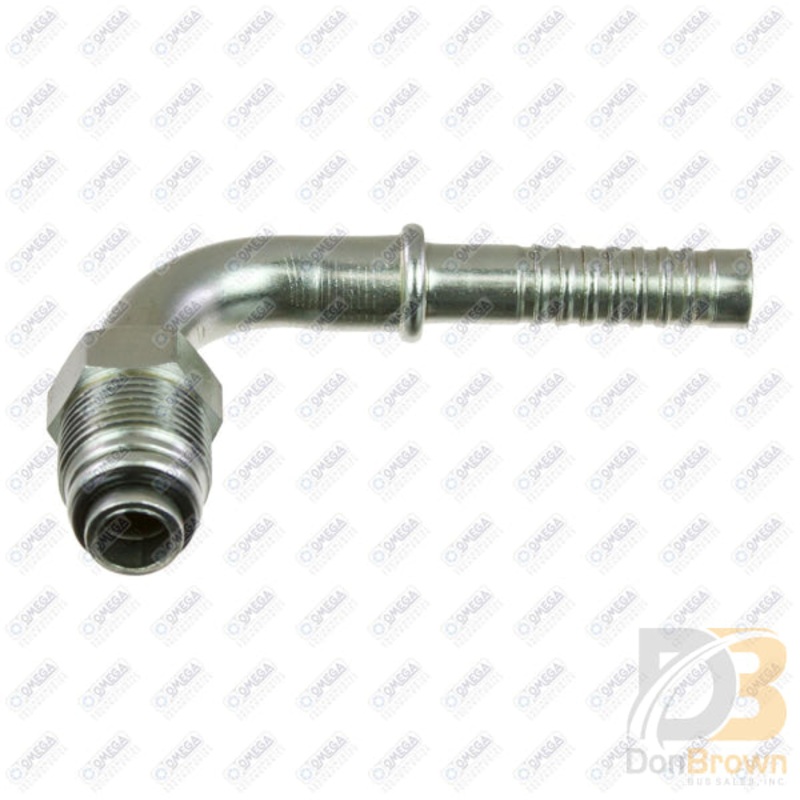 FTG 90DEG #8MOR x #8 AIR-O-CRIMP W/O CLAMP 35-AN1422