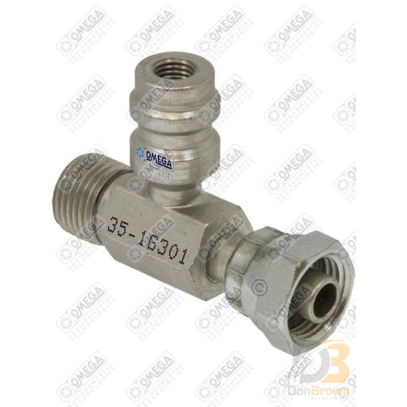 FITTING 3/8 MOR x 3/8 FOR INLINE W/R134A SV PORT 35-16301