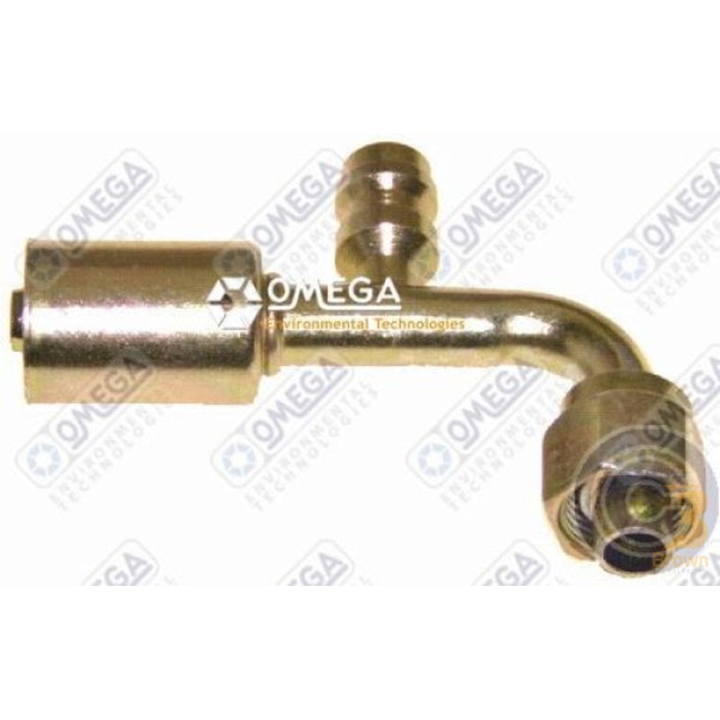 FITTING BL 90 #8FOR/LP #8BL R134A SV STEEL 35-S1322-3