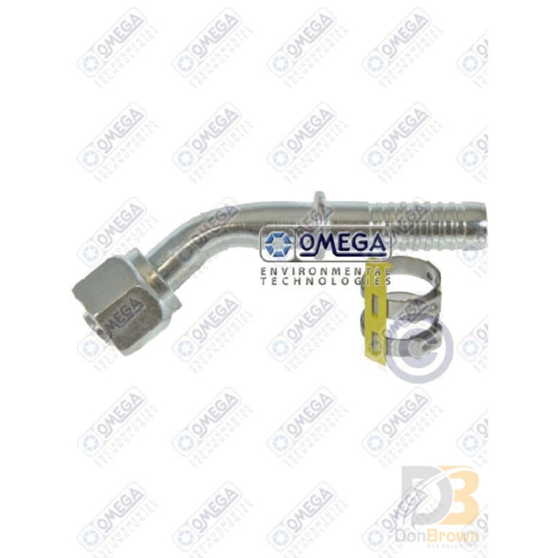 FTG 45DEG #8 FOR x #10 AIR-O-CRIMP W/CLAMP 35-AN1316C