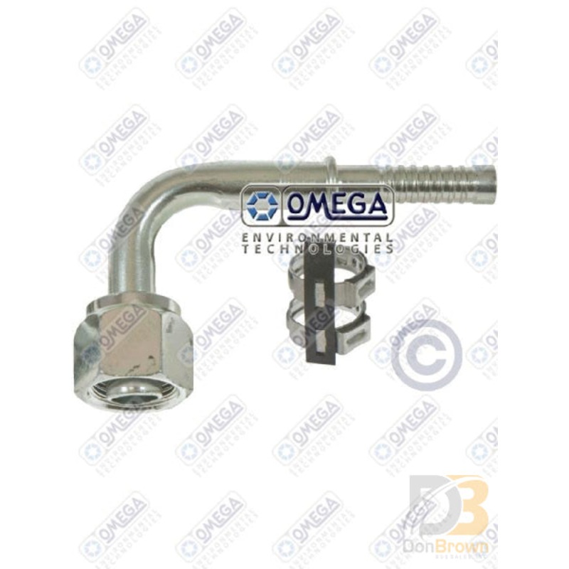 FTG 90DEG #10 FOR x #8 AIR-O-CRIMP W/CLAMP 35-AN1329C