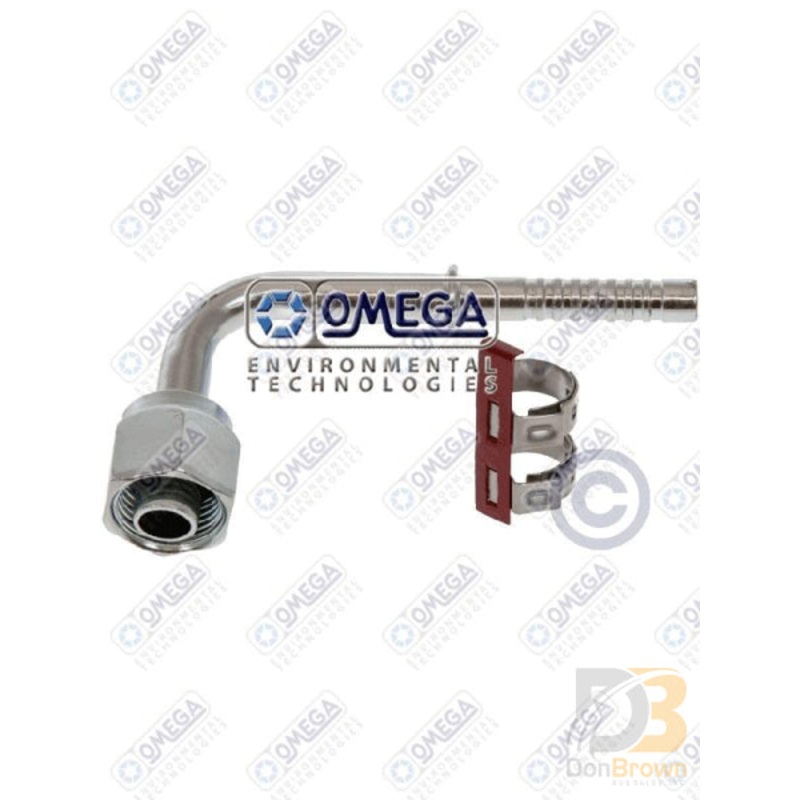 FTG 90DEG #8 FOR x #6 AIR-O-CRIMP W/CLAMP 35-AN1328C