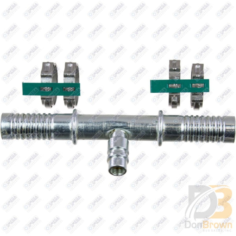 SPLICER STR #12 x #12 W/R134 PORT AIR-O-CRIMP 35-AN6104-3C