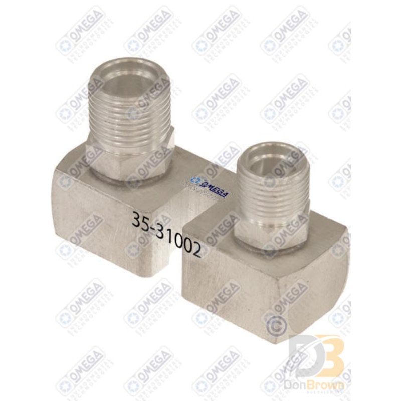 FITTING FORD COMPRESSOR FS10 PAD VOR #8 X #10 W O-RINGS 35-31002
