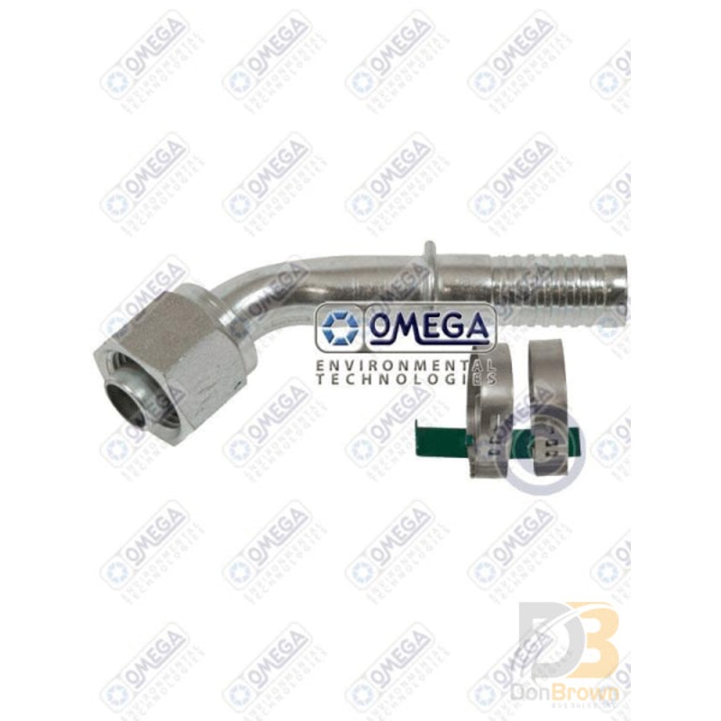 FTG 45DEG #10 FOR x #12 AIR-O-CRIMP W/CLAMP 35-AN1317C