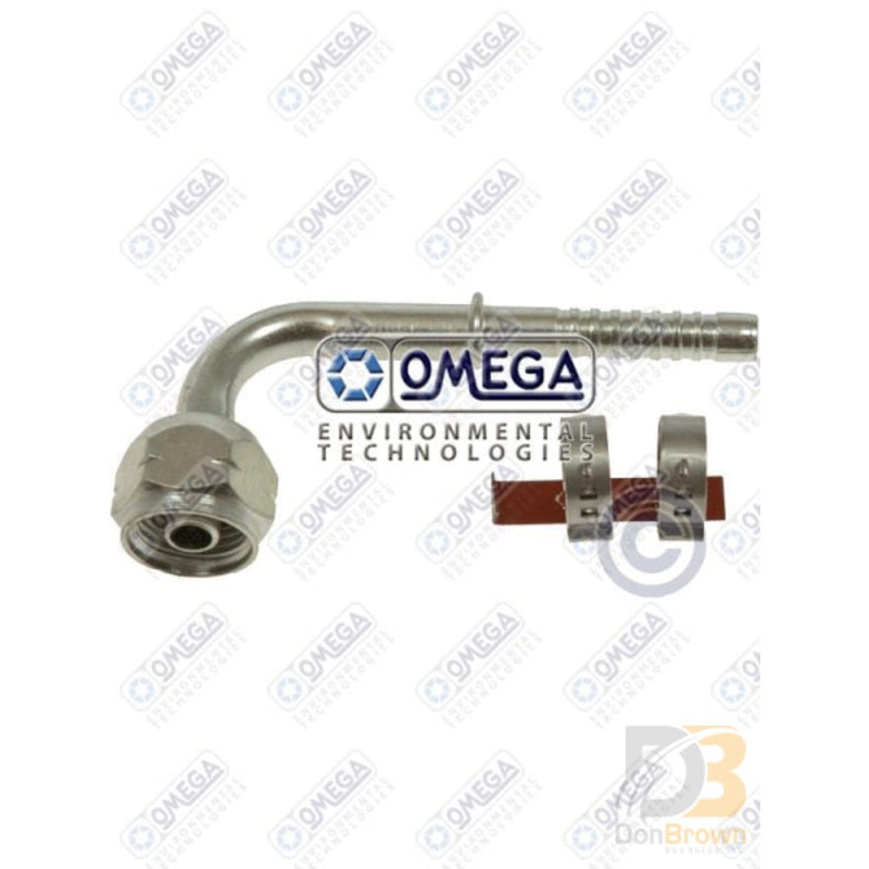 FTG 90DEG 18mm FOR LP x #6 AIR-O-CRIMP W/CLAMP 35-AN9323C
