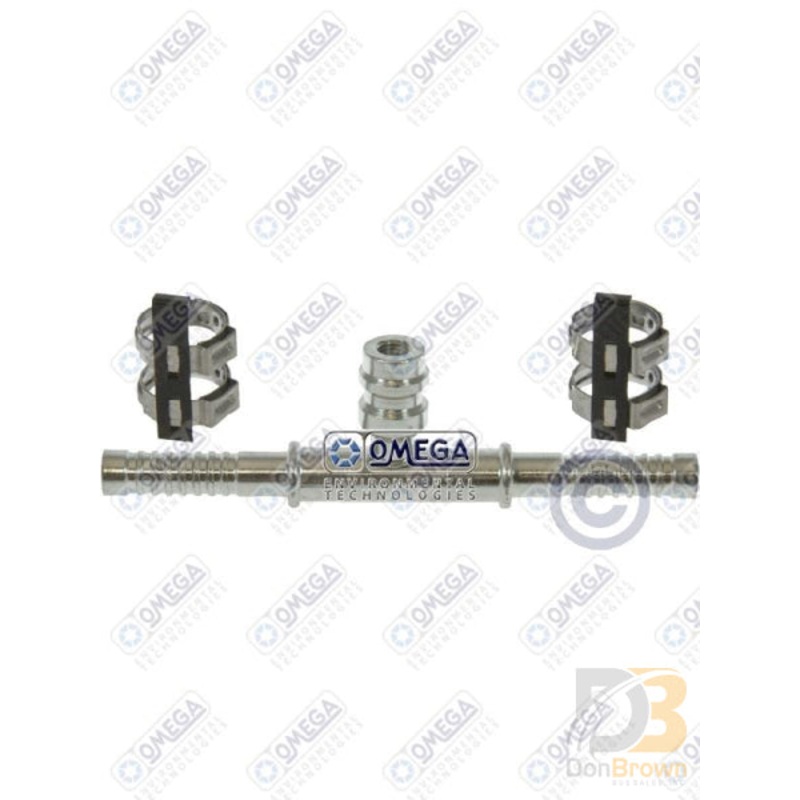 SPLICER STR #8 x #8 W/R134 PORT AIR-O-CRIMP 35-AN6102-3C
