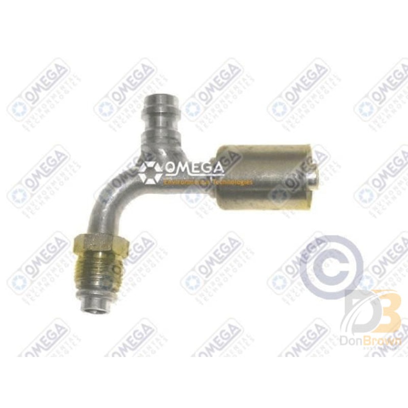 FITTING #8MOR SP x #8 BL 90 DEG 16mm PORT 35-B1422-3