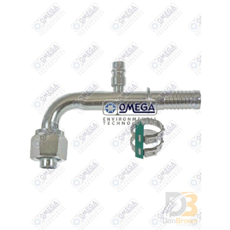 FITTING 90 #10 FOR X #10 WITH HI R134A SV AIR-O-CRIMP 35-AN1323-9C