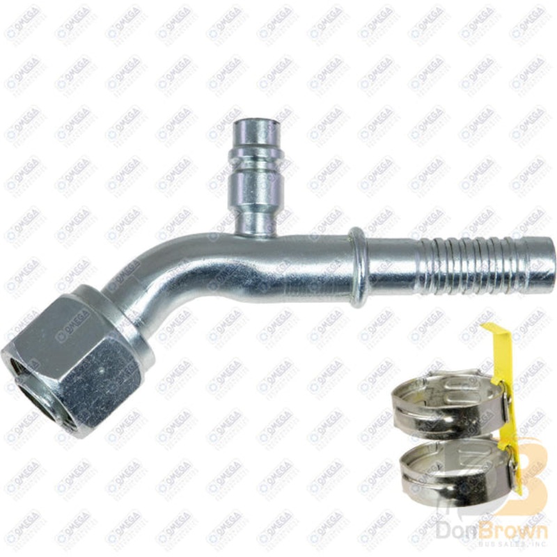 FTG 45DEG #10 FOR x #10 W/R134 PORT AIR-O-CRIMP 35-AN1313-3C