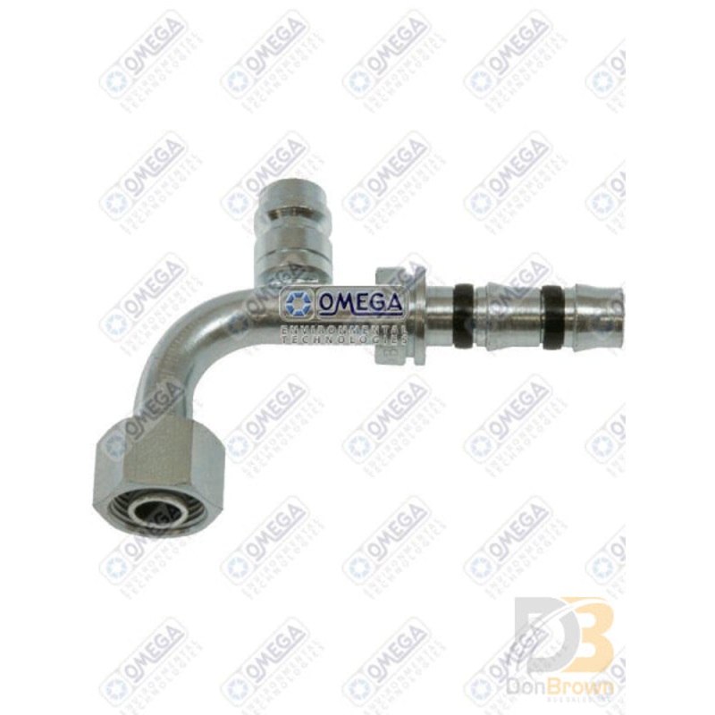 FTG 90 #10 FOR x #10 QC HOSE W/PORT 35-QC1323-3