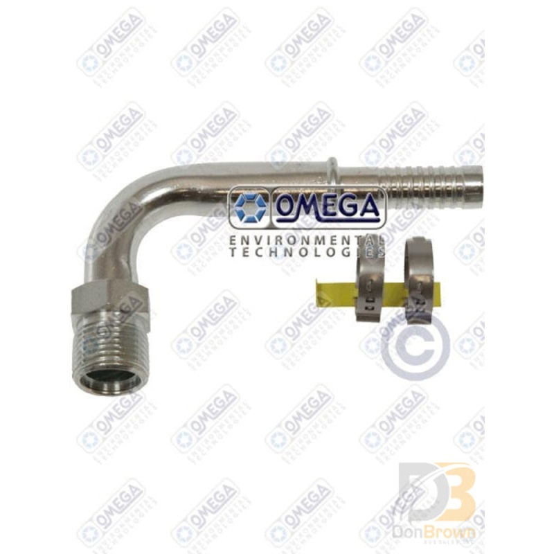 FTG 90DEG #10 MIO x #10 AIR-O-CRIMP W/CLAMP 35-AN1823C