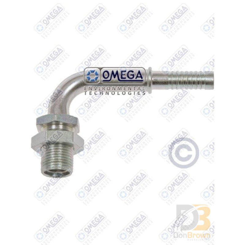 FTG BHD 90DEG #10MIO x #10 AIR-O-CRIMP WO /CLAMP 35-AN1723