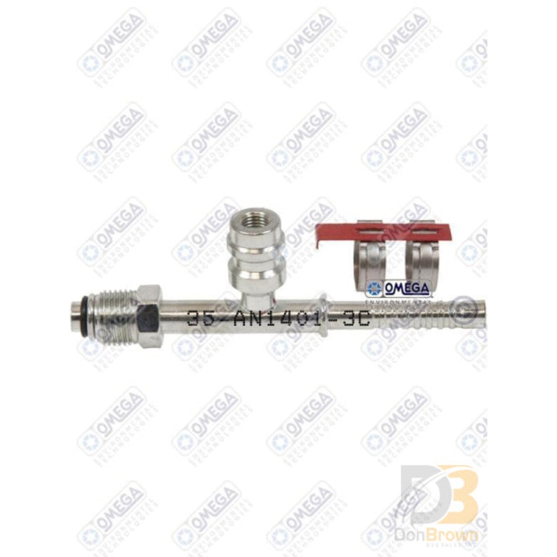 FTG STR # 6 MOR x # 6 AIR-O-CRIMP W/R134 PORT 35-AN1401-3C