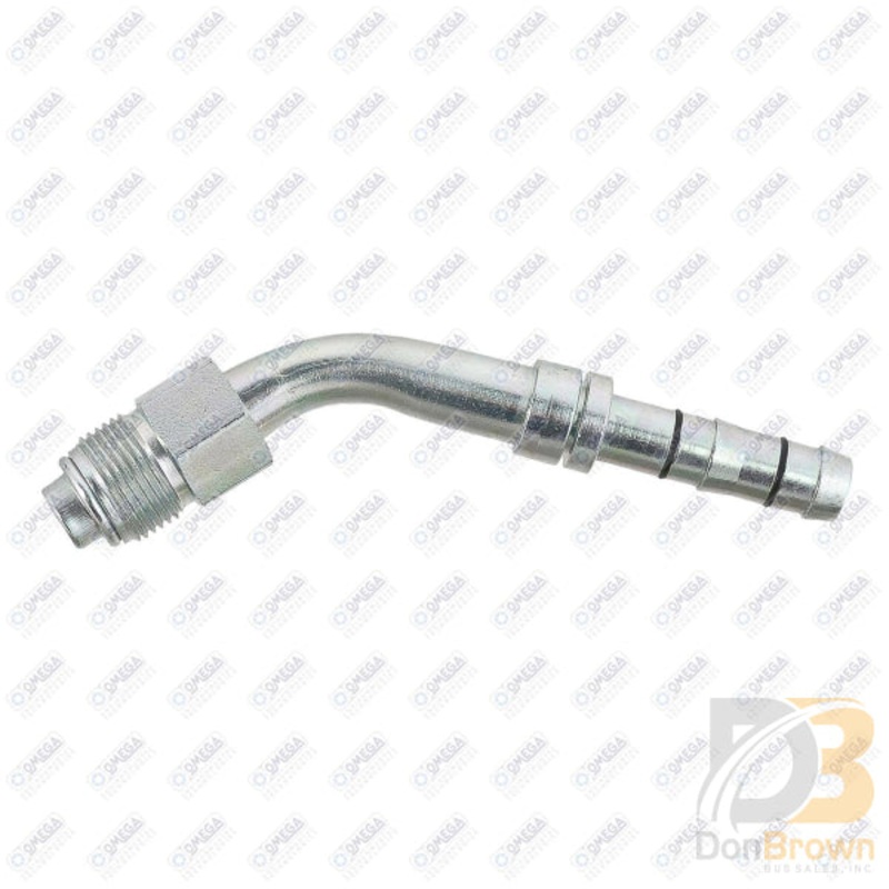 FITTING STL MOR 45 DEG #8 EZ-CLIP 35-EZ1412