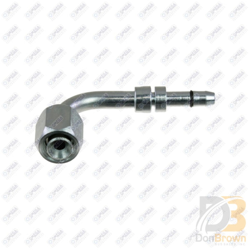 FTG 90 DEG 7/16-20 FF JIC 37 DEG x #4 EZ CLIP 35-EZ1109