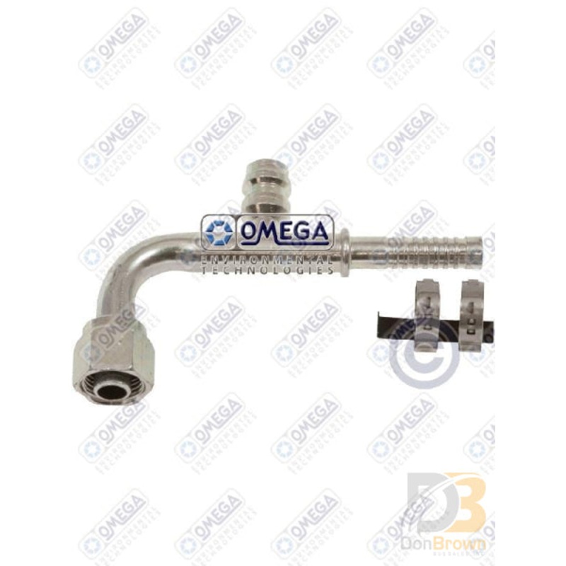 FTG 90DEG #8 FOR x #8 W/R134 PORT AIR-O-CRIMP 35-AN1322-3C