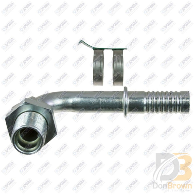 FTG BHD 90DEG #10MIO x #12 AIR-O-CRIMP W/CLAMP 35-AN1727C