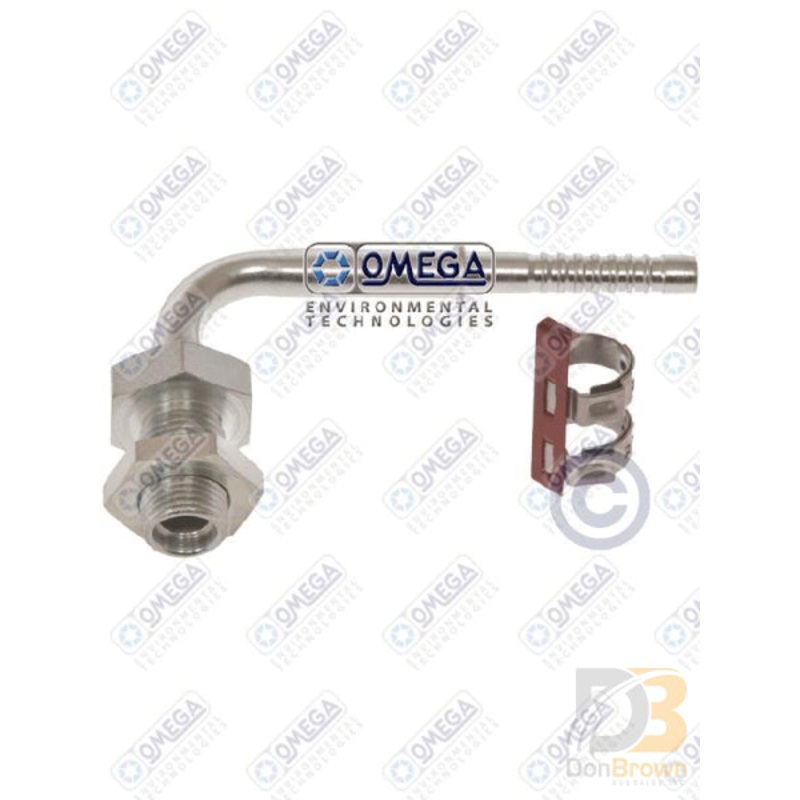 FTG BHD 90DEG #6MIO x #6 AIR-O-CRIMP W/CLAMP 35-AN1721C
