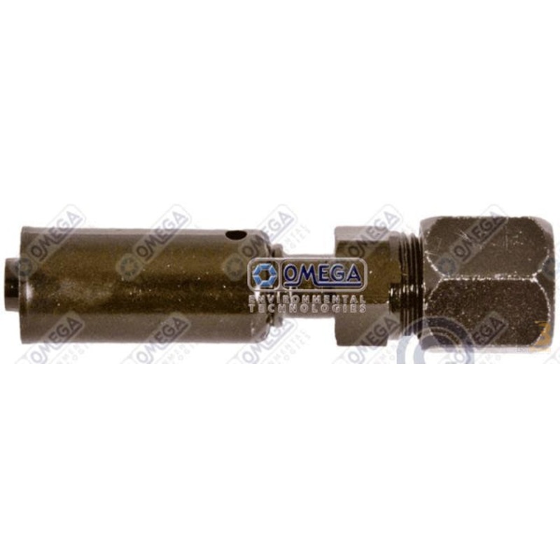 FTG COMPRESSOR STRT 3/8in TUBE x #6 BL RB STL 35-R2901-STL