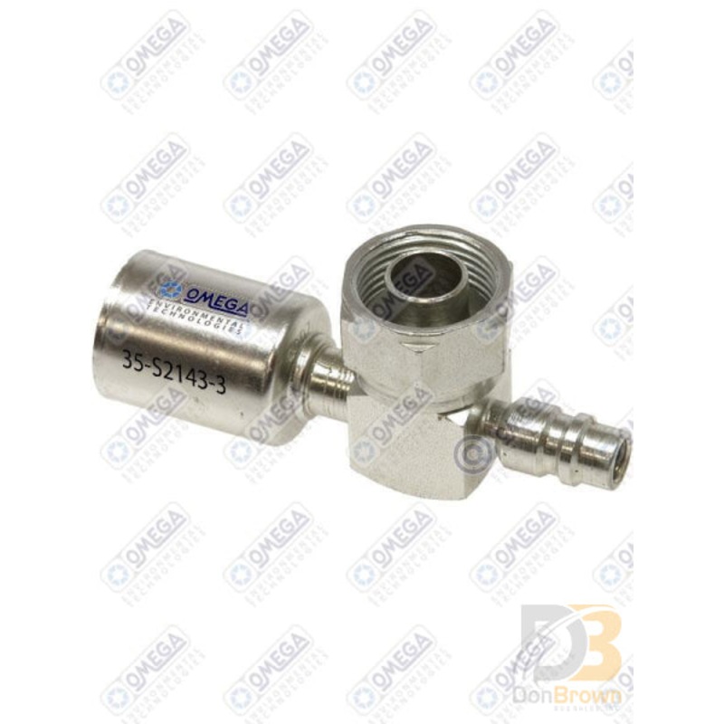 FTG STL 90 DEG 1X14 FTO X 10 BL W/ 13mm  R134A CP 35-S2143-3
