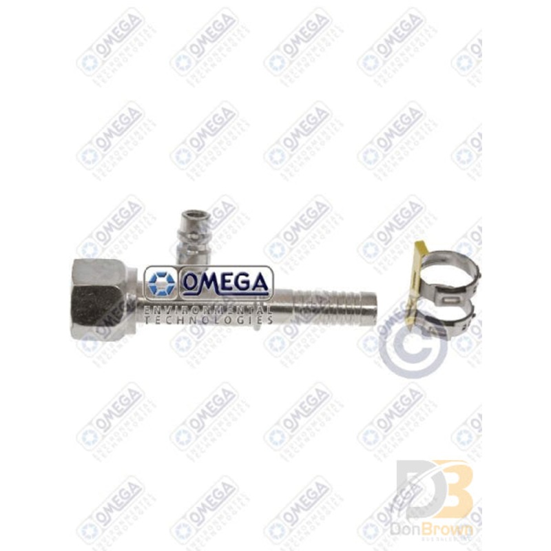 FTG STR #10 FOR x #10 W/R134 PORT AIR-O-CRIMP 35-AN1303-3C