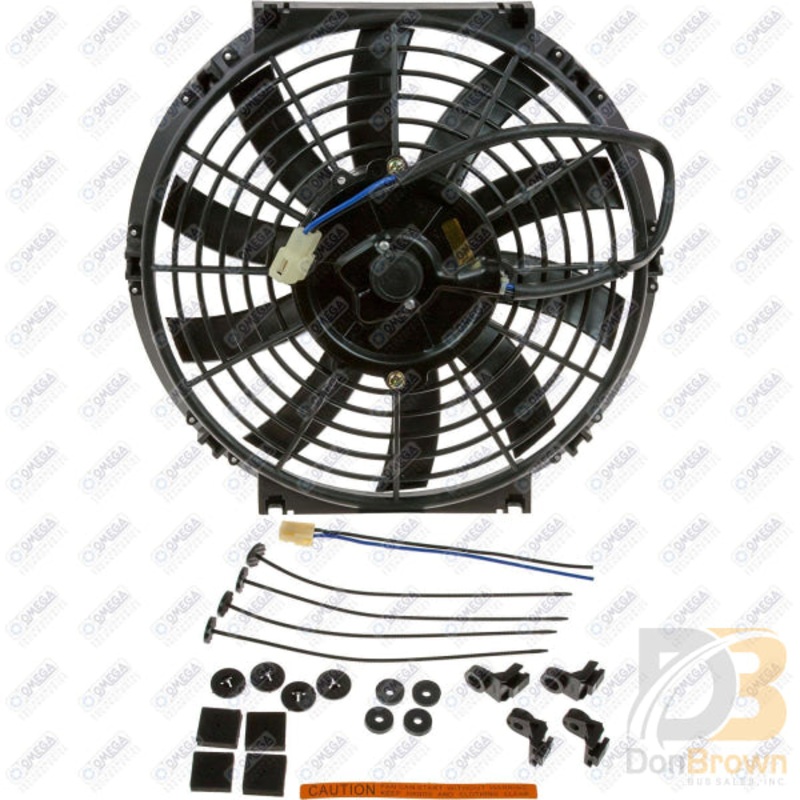FAN ASSEMBLY 10in 12V PUSHER REV S BLADES 256mm 25-14812