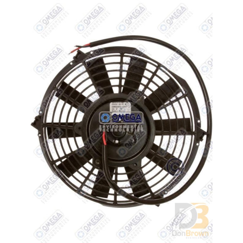 FAN ASSEMBLY 9in 24V PUSHER STRT BLADE 90W PANCAKE 25-14824-90-24