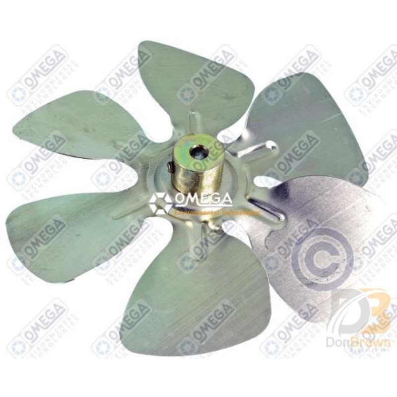 FAN BLADE 8in 5 BLADES ALUMINUM 25-10012