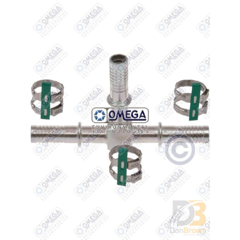SPLICER TEE #12 x #12 x #12 AIR-O-CRIMP W/CLAMP 35-AN6204C