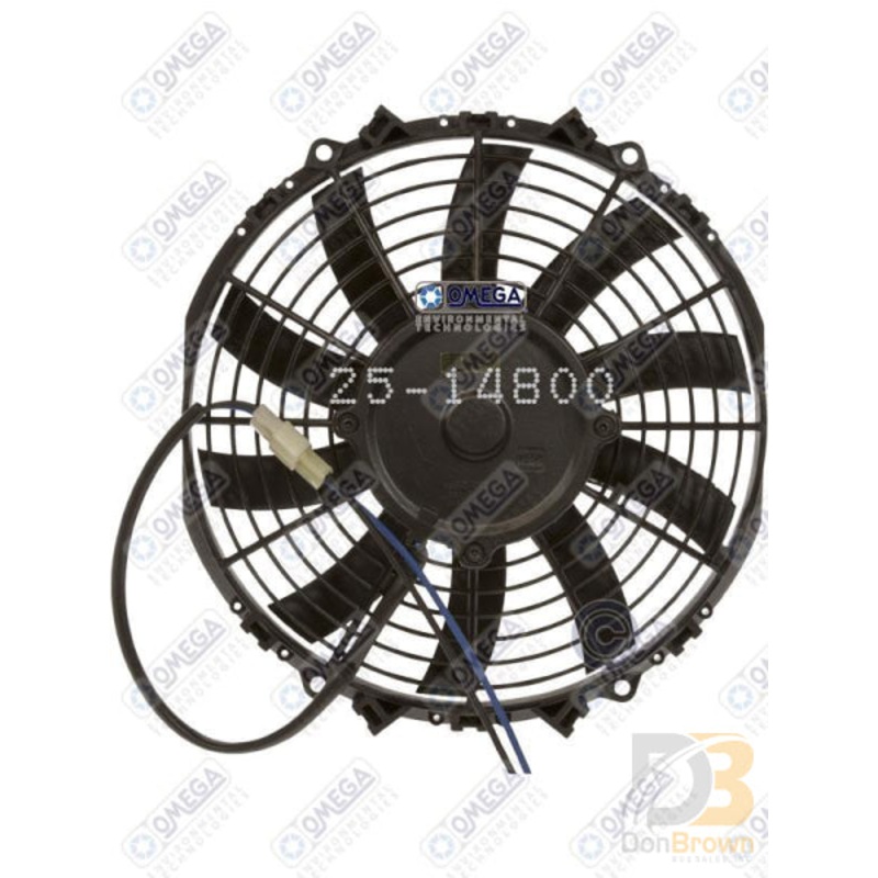 FAN ASSEMBLY 10in 12V S BLADE PUSHER REV M103K 25-14800