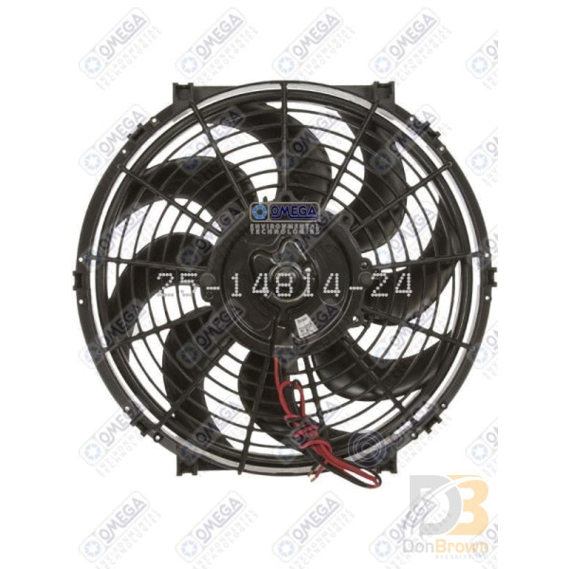 FAN ASSEMBLY 11in 24V PUSHER REV S BLADES 283mm 90W 25-14814-24