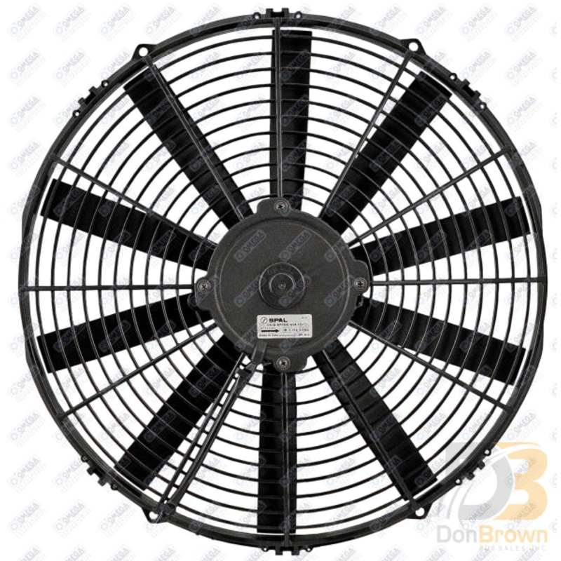 FAN ASSEMBLY 13inPUSHER STRAIGHT BLADE LOW PROFILE 12V 25-11138