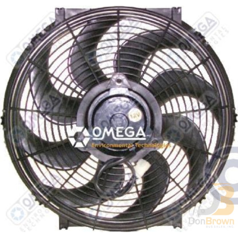 FAN ASSEMBLY 16in 12V PUSHER REV S BLADES 390mm 25-14818