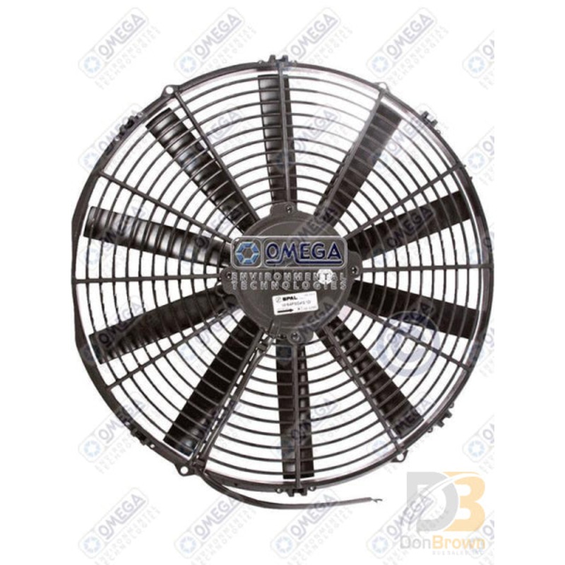 FAN ASSEMBLY 16in PUSHER STRAIGHT BLADE SPAL 12V 25-14901