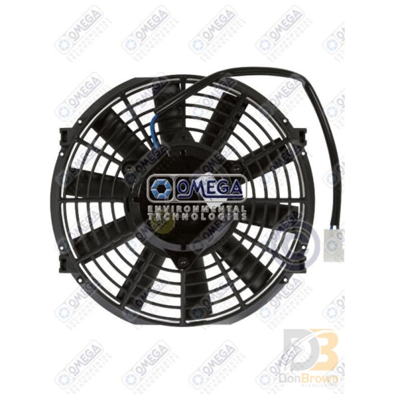 FAN ASSEMBLY 9in 12V PUSHER STRAIGHT BLADE STD MOTOR 25-14824