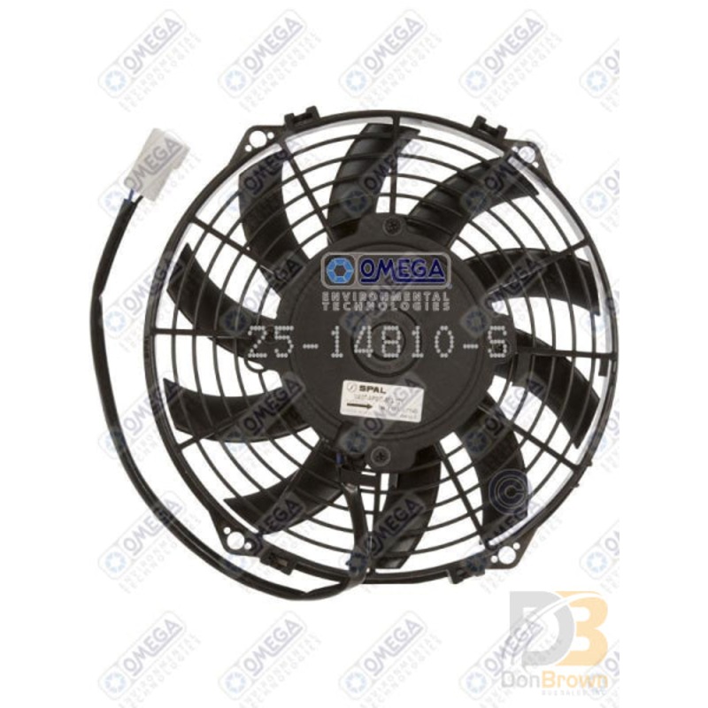 FAN ASSEMBLY 9in 12V S BLADES PUSHER LOW PROFILE 25-14810-S